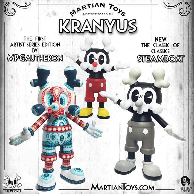 Theodoru x Martian Toys Kranyus vinyl figure release announced